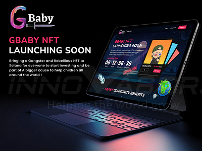 Gbaby NFT Website Landing Page