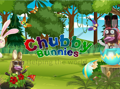 Chubby Bunnies NFT Website design graphic design landing page ui ux