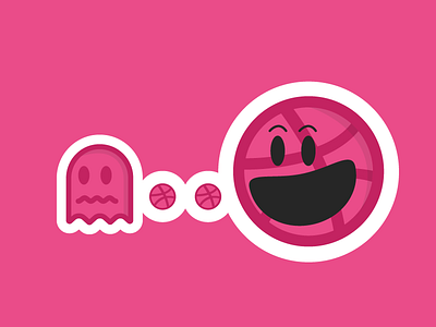 Dribbble Sticker Pack Entry! DRIBBLE-MAN