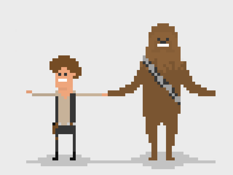 Throwback: Han and Chewy
