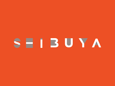 Shibuya design futurecommanddesignoffice japan logo shibuya tokyo type vector