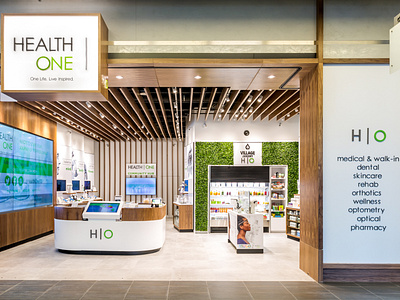 HEALTH | ONE Brand Development branding design futurecommanddesignoffice health healthcare healthone healthoneto hiroshima japan lifestyle retail