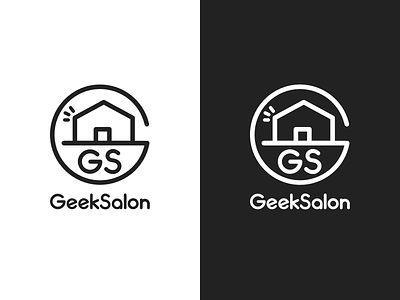 GeekSalon | Logo for a Programming Community logo logotype programing symbol