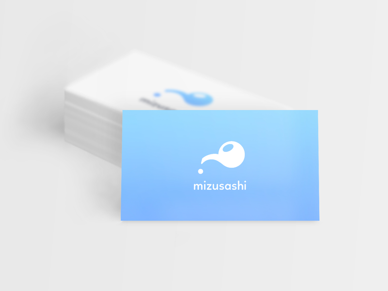 harurine | logo for natural language processing company gradation lamp water drop drop water logo logotype symbol namecard