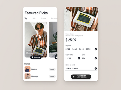 Credit card checkout - Day 02 #DailyUI 👕