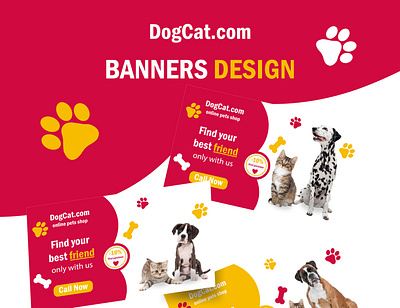 Banners Animals arte banner branding design flyer graphic design illustration logo vector