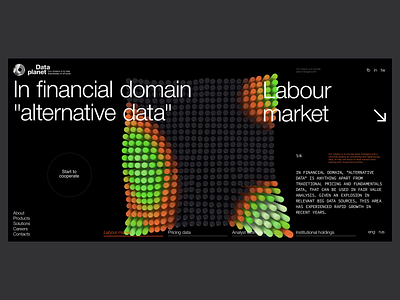 Data planet 3d after effect animation c4d figma graphic ui ux web design