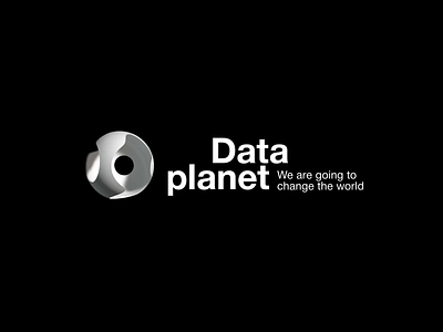 Data planet logo 3d after effects animation branding c4d dig data identity logo logotype symbol ui ux web design