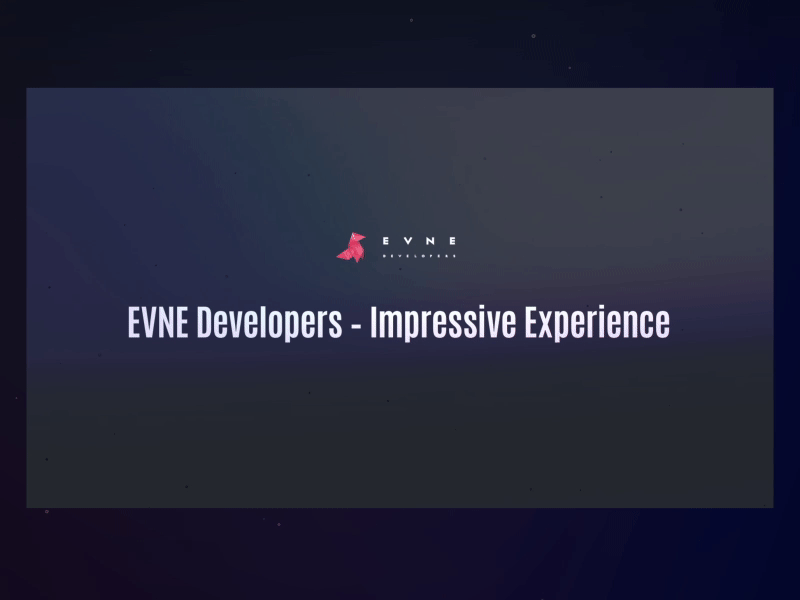 EVNE Developers Promo_contacts agency animation case dark design developers evne motion promo team video