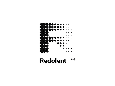 Redolent branding dot graphic logo pattern perfume redolent scent vector