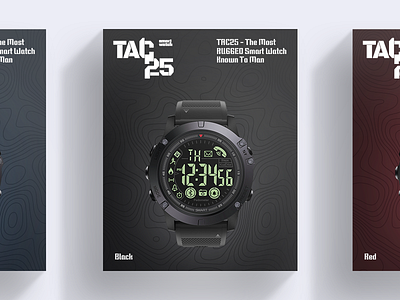 Tac 25 Box box branding graphic militarymilitary minimal packaging tactical watch