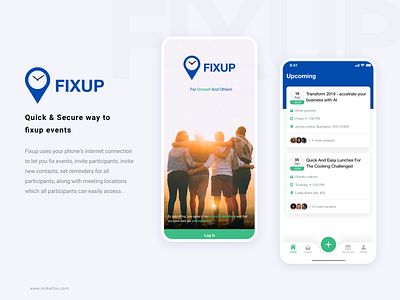 Fixup android app app design card design education event free icons illustration ios iphone logo mobile onboarding online screen splash ui ux