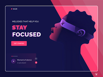 Muze Focus Landing Page