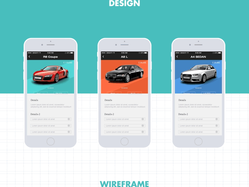 Case Study Section - Audi by Nickelfox on Dribbble