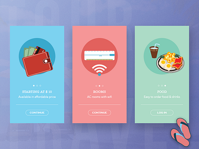 Onboarding book booking breakfast hotel icon set icons illustrations onboarding rent tour travel wallet