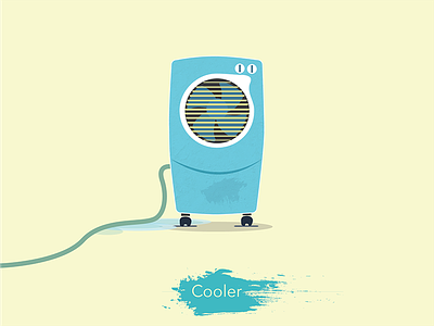 Cooler 2d cooler heat hot icon icon set illustration india temperature water water cooler weather