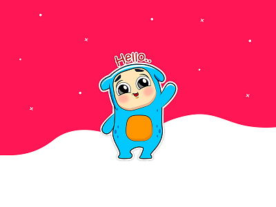 Meet Dodu 2d app store cartoons character design challenge hello icon ios sticker pack stickers