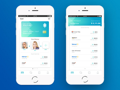 Wallet android animation app apple credit card ios iphone mobile principle ui ux wallet