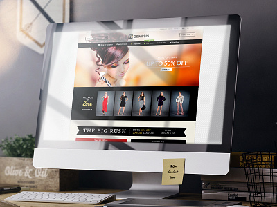 R.Gen Opencart Store Design clothing ecommerce fashion modern opencart shop store template