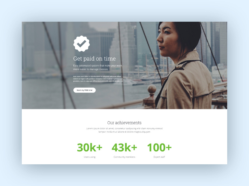 LeadPack Landing Page theme lead page template web one page landing leadpack ui finance