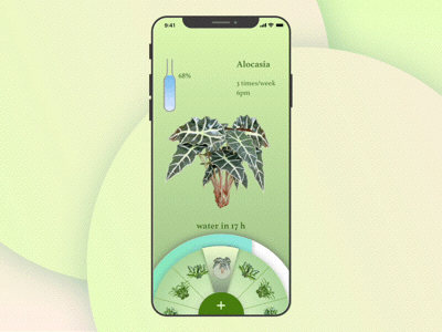 Gudu - Adding New Plant air botany checking gardening green iphonex lifestyle plants prototyping water watering