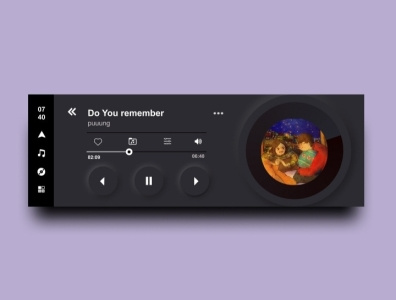 Music Player design ui ux