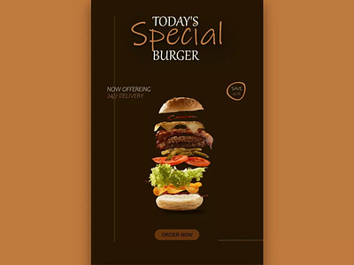 Burger poster