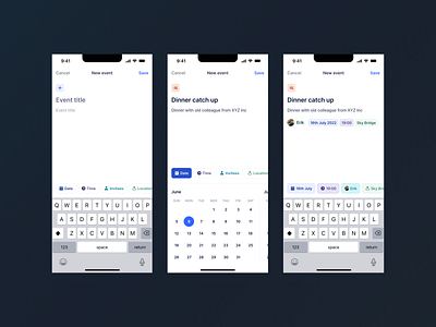 Calendar App Concept calendar design interaction design productivity productivity app time management ui user experience user experience design ux