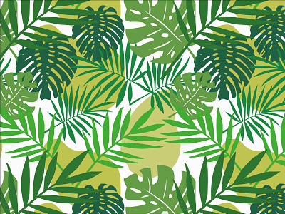 Tropical Pattern design floral graphic design illustration pattern tropical vector