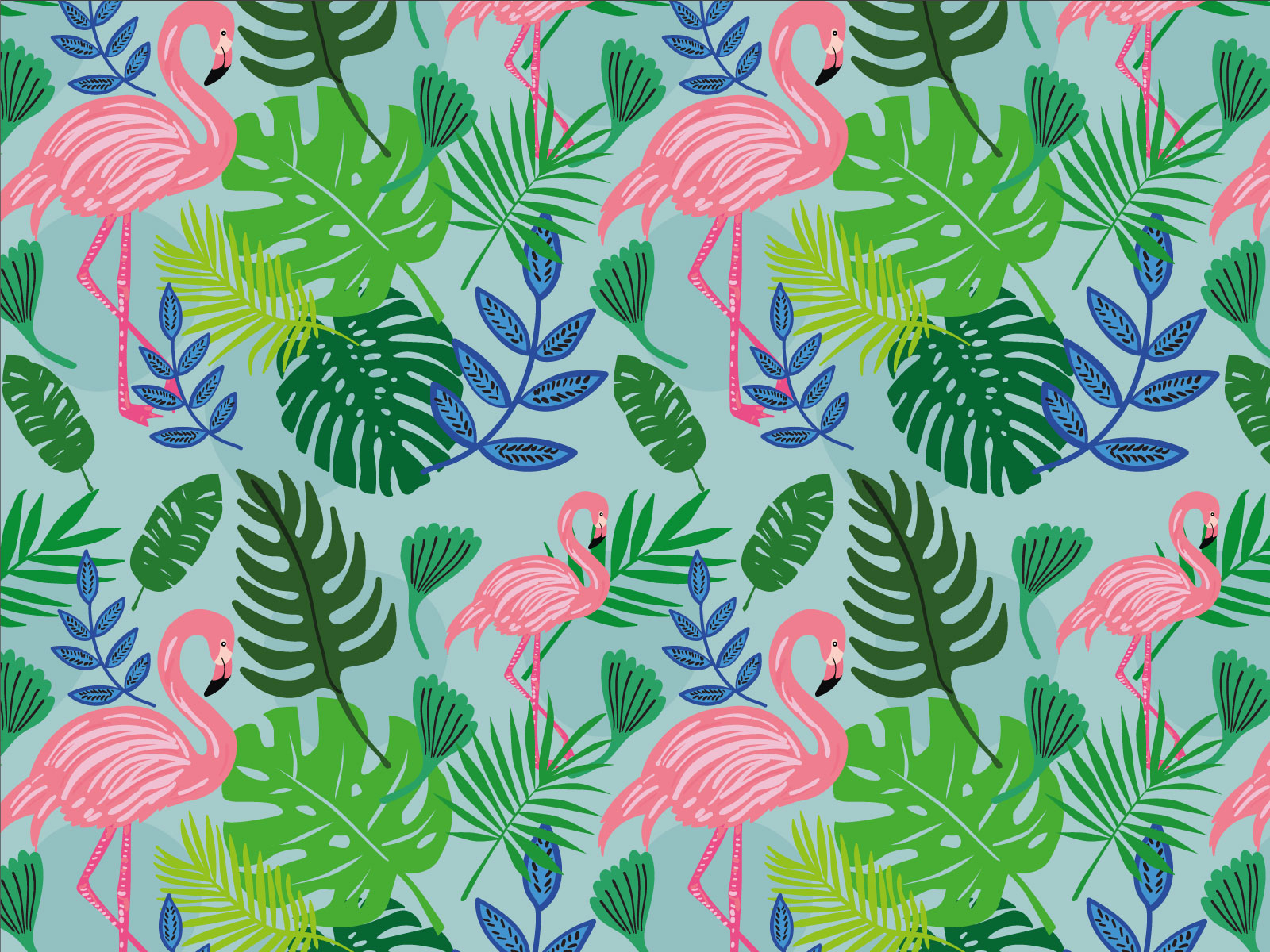 Flamingo pattern by stefano gallorini on Dribbble