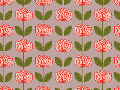 pattern design floral graphic design illustration pattern retro vector