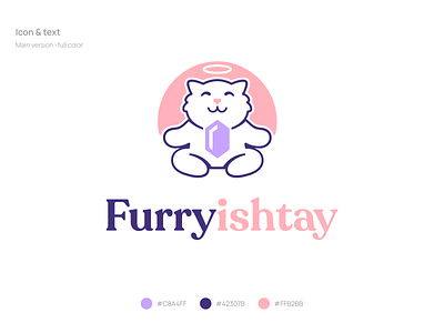 Logo / Mascot design for a pet-wellness startup. 🐾 2d art animation branding character design characterdesign graphic design illustration logo macotdesign mascot meditation pet ui wellness