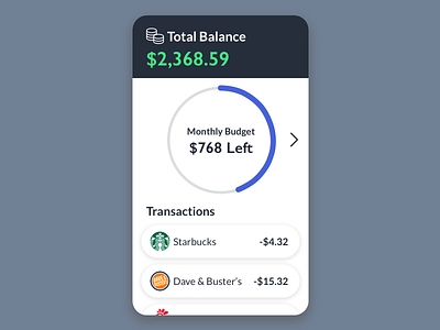 Budgeting Tool Concept app budget finance mobile money ui ux