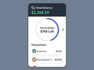 Budgeting Tool Concept