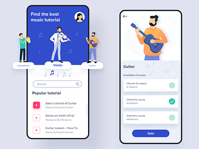 Music tutorial app [Sketch]💎
