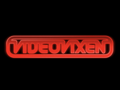 Video Vixen 80s cassette industrial intro logo retro synth tape thick lines vcr video