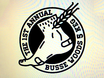 The 1st Annual Busse Woods 5 Keg barley beer callouses drinking drunk foot hermes keg marathon run runner wings