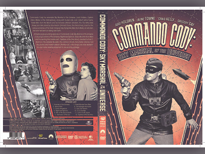 Commando Cody: Sky Marshal of the Universe DVD wrap golden age old republic serial retro rocketeer sci fi serial television tv vintage