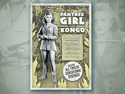 Panther Girl of the Kongo 2 12 d adventure black white republic serial retro serial vintage television