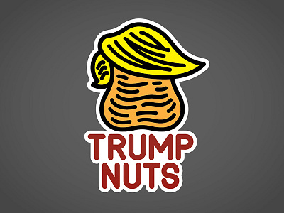 Trump Nuts balls donald trump incompetent mental illness mental incompetency orange president scrotum testicles
