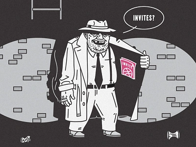 Invites? alley blackmarket dribbble illegal invites mafia mob scalper sketchy tickets