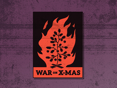 War on X-Mas christmas tree consumerism decoration delusion false persecution fox news materialism ornament scrooge vandalism war on christmas white victimhood