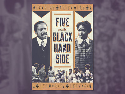 Five on the Black Hand Side (1973) 70s barber shop blaxploitation collage