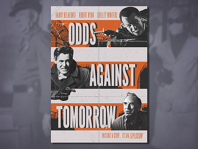 Odds Against Tomorrow (1959) black white caper crime explosion harry belafonte noir refinery robbery shelly winters shootout