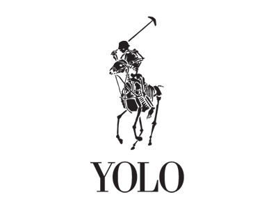YOLO apocalypse death end of days four horsemen illustration polo ralph lauren redbubble revelations shirt times yolo you only live once