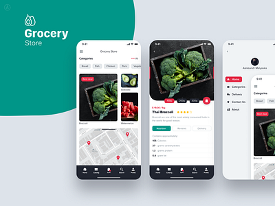 Grocery Store (iOS) app applicaiton grocery grocery store ios mobile app shop shopping store
