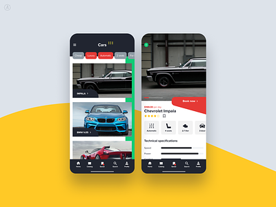 CarRent (iOS) app applicaiton car rent car rental clean design inspiration iphone x mobile mobile app ui