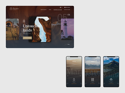 Travel Experience Collection app branding design experience graphic design mobile photo tablet travel ui ux web
