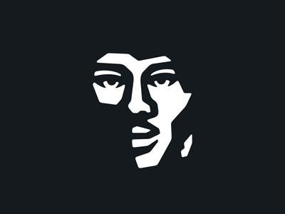 African Face Logo abstract africa continent emblem ethnic face head idea illusion logo man map mask monochrome people shadow silhouette stylish territories traditions