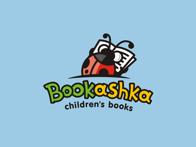 Bookashka book children insect ladybug pince nez